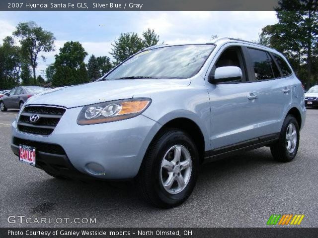 2007 Hyundai Santa Fe GLS in Silver Blue