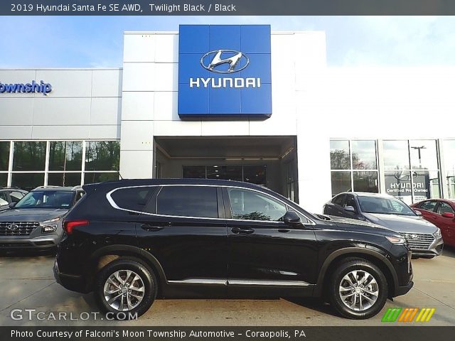 2019 Hyundai Santa Fe SE AWD in Twilight Black
