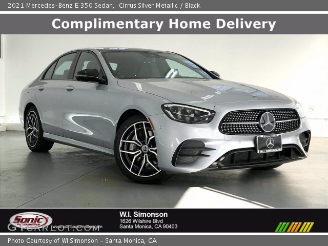 2021 Mercedes-Benz E 350 Sedan in Cirrus Silver Metallic
