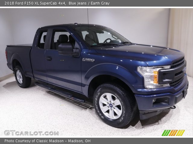 2018 Ford F150 XL SuperCab 4x4 in Blue Jeans