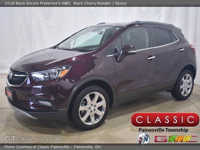 2018 Buick Encore Preferred II AWD in Black Cherry Metallic