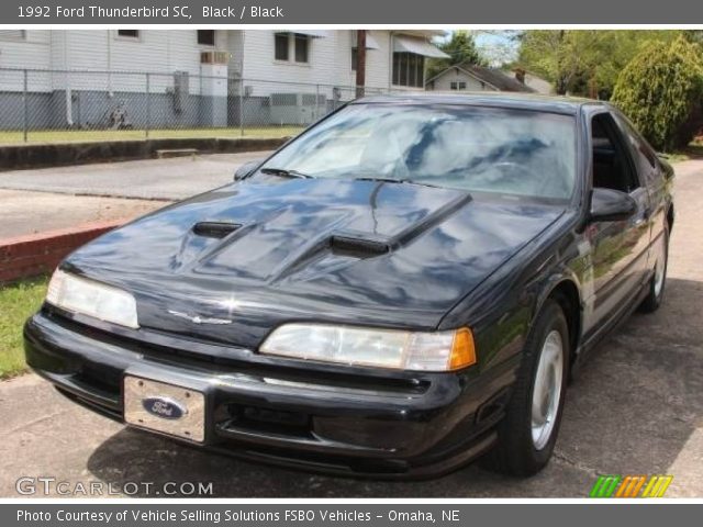 1992 Ford Thunderbird SC in Black
