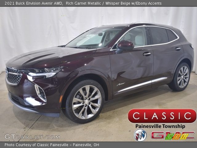 2021 Buick Envision Avenir AWD in Rich Garnet Metallic