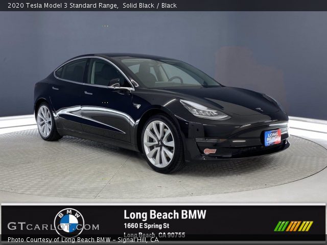 2020 Tesla Model 3 Standard Range in Solid Black