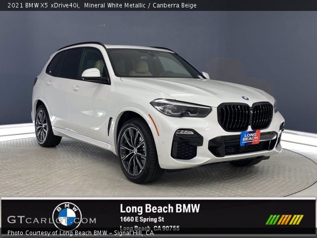 2021 BMW X5 xDrive40i in Mineral White Metallic