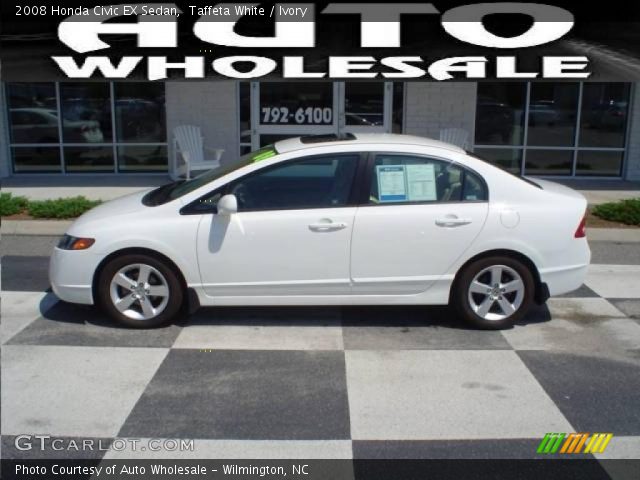 2008 Honda Civic EX Sedan in Taffeta White