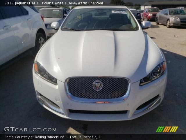 2013 Jaguar XF I4 T in Polaris White