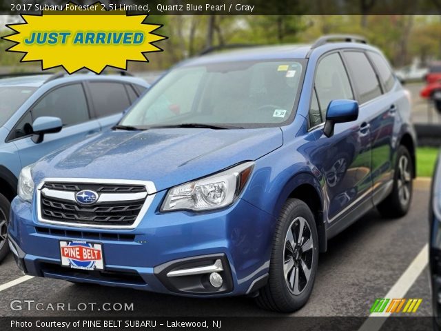 2017 Subaru Forester 2.5i Limited in Quartz Blue Pearl