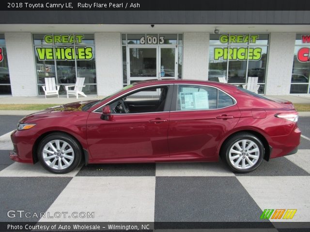 2018 Toyota Camry LE in Ruby Flare Pearl