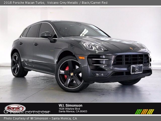 2018 Porsche Macan Turbo in Volcano Grey Metallic