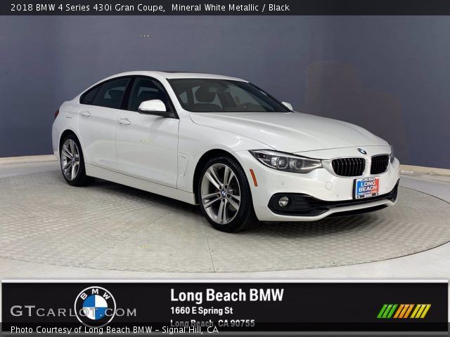 2018 BMW 4 Series 430i Gran Coupe in Mineral White Metallic