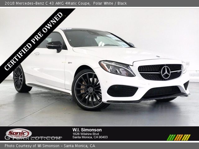 2018 Mercedes-Benz C 43 AMG 4Matic Coupe in Polar White
