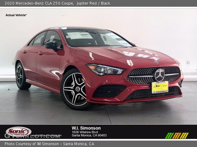 2020 Mercedes-Benz CLA 250 Coupe in Jupiter Red