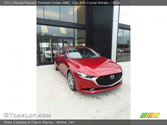 2021 Mazda Mazda3 Premium Sedan AWD in Soul Red Crystal Metallic