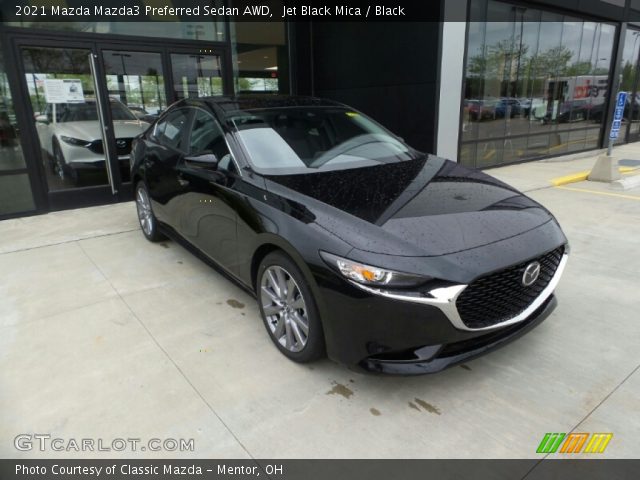 2021 Mazda Mazda3 Preferred Sedan AWD in Jet Black Mica