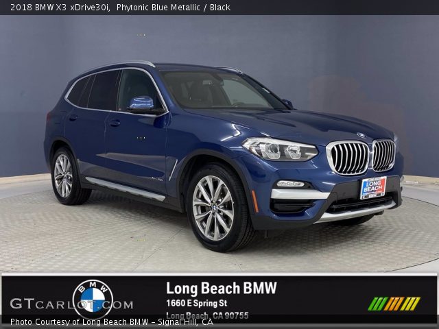 2018 BMW X3 xDrive30i in Phytonic Blue Metallic