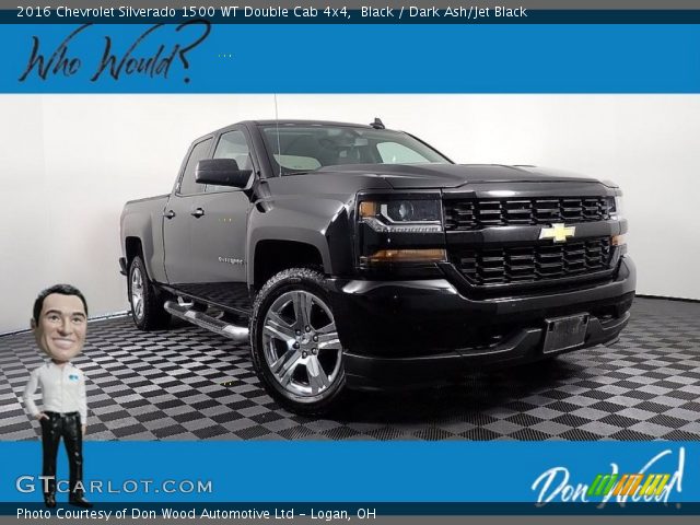 2016 Chevrolet Silverado 1500 WT Double Cab 4x4 in Black