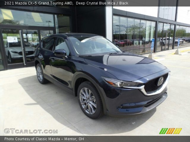 2021 Mazda CX-5 Grand Touring AWD in Deep Crystal Blue Mica