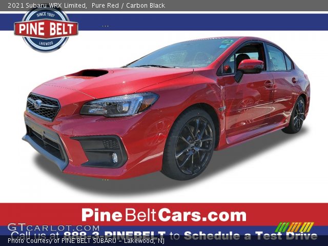 2021 Subaru WRX Limited in Pure Red