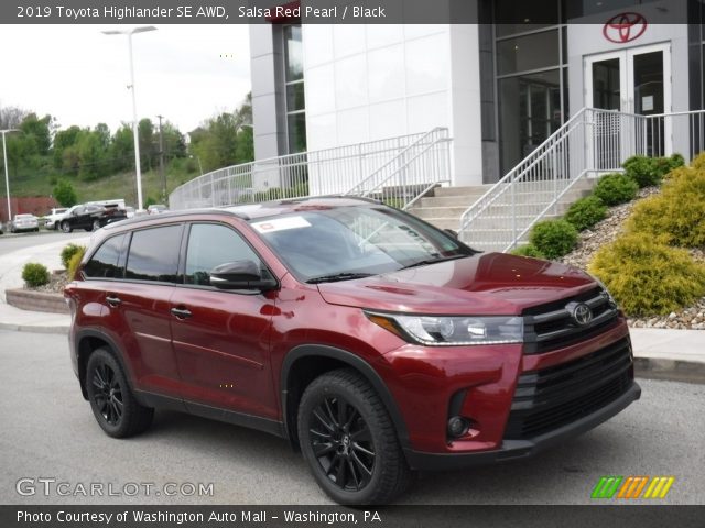 2019 Toyota Highlander SE AWD in Salsa Red Pearl