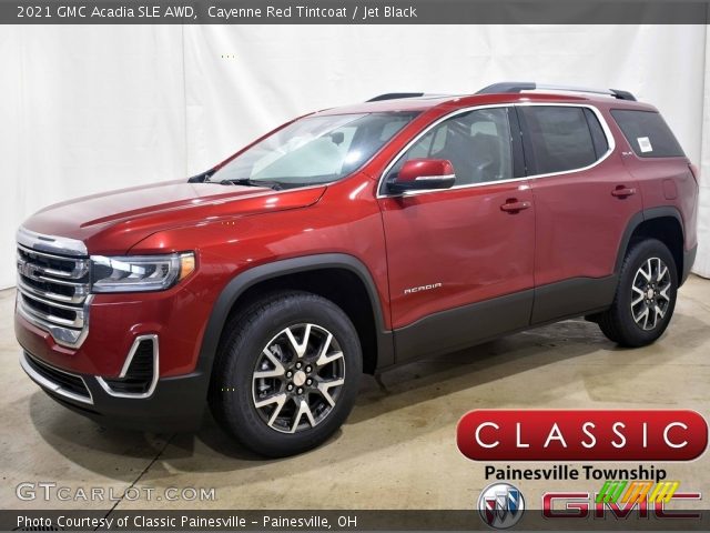 2021 GMC Acadia SLE AWD in Cayenne Red Tintcoat