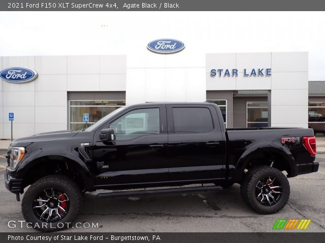 2021 Ford F150 XLT SuperCrew 4x4 in Agate Black