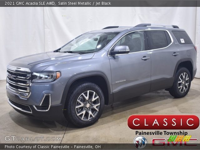 2021 GMC Acadia SLE AWD in Satin Steel Metallic