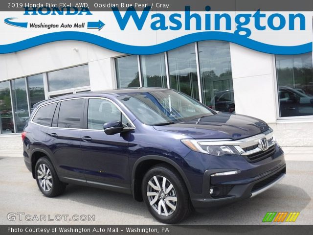 2019 Honda Pilot EX-L AWD in Obsidian Blue Pearl