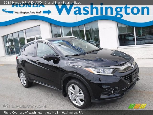 2019 Honda HR-V EX AWD in Crystal Black Pearl