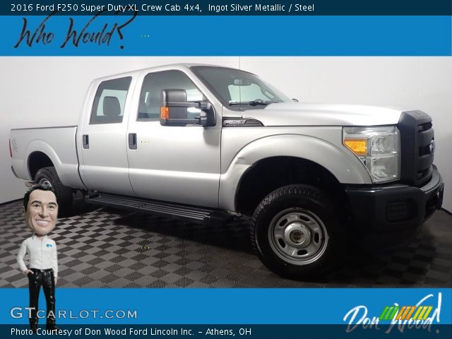 2016 Ford F250 Super Duty XL Crew Cab 4x4 in Ingot Silver Metallic