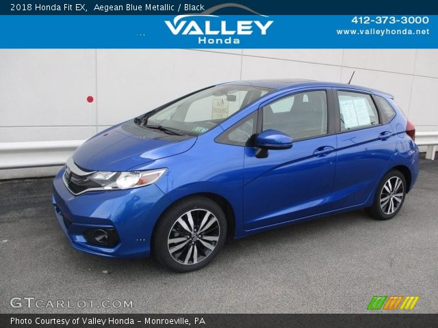 2018 Honda Fit EX in Aegean Blue Metallic