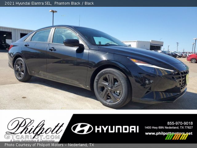 2021 Hyundai Elantra SEL in Phantom Black