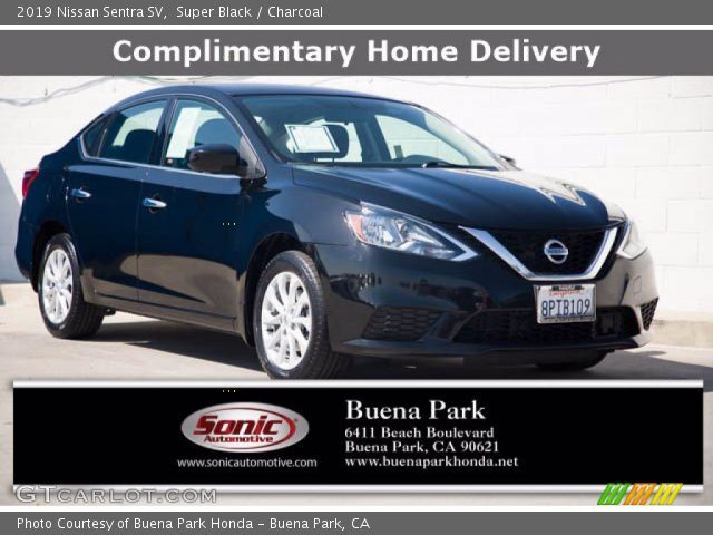 2019 Nissan Sentra SV in Super Black