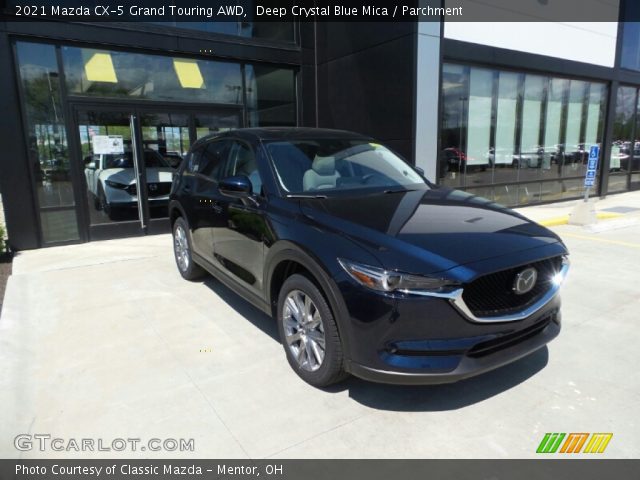 2021 Mazda CX-5 Grand Touring AWD in Deep Crystal Blue Mica