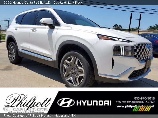 2021 Hyundai Santa Fe SEL AWD in Quartz White