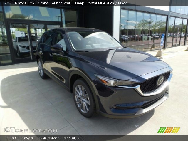 2021 Mazda CX-5 Grand Touring AWD in Deep Crystal Blue Mica