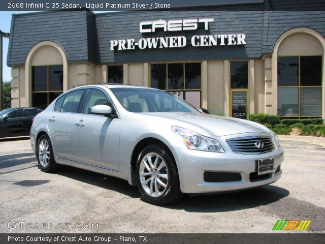 2008 Infiniti G 35 Sedan in Liquid Platinum Silver