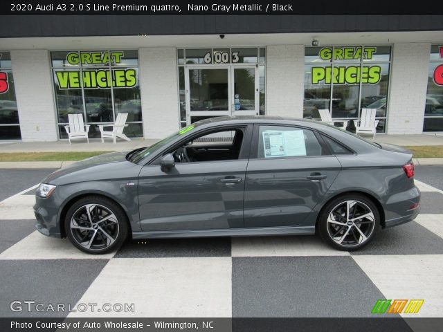 2020 Audi A3 2.0 S Line Premium quattro in Nano Gray Metallic