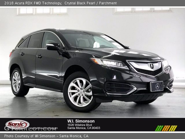 2018 Acura RDX FWD Technology in Crystal Black Pearl