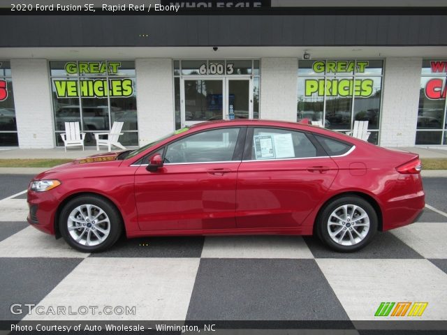 2020 Ford Fusion SE in Rapid Red
