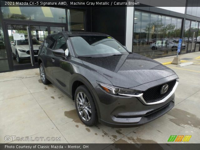 2021 Mazda CX-5 Signature AWD in Machine Gray Metallic