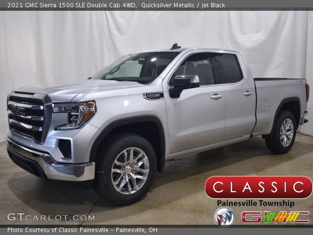 2021 GMC Sierra 1500 SLE Double Cab 4WD in Quicksilver Metallic