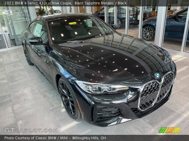 2021 BMW 4 Series 430i xDrive Coupe in Black Sapphire Metallic