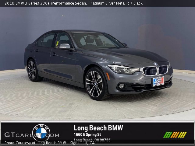 2018 BMW 3 Series 330e iPerformance Sedan in Platinum Silver Metallic