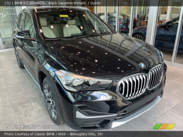 2021 BMW X1 xDrive28i in Black Sapphire Metallic