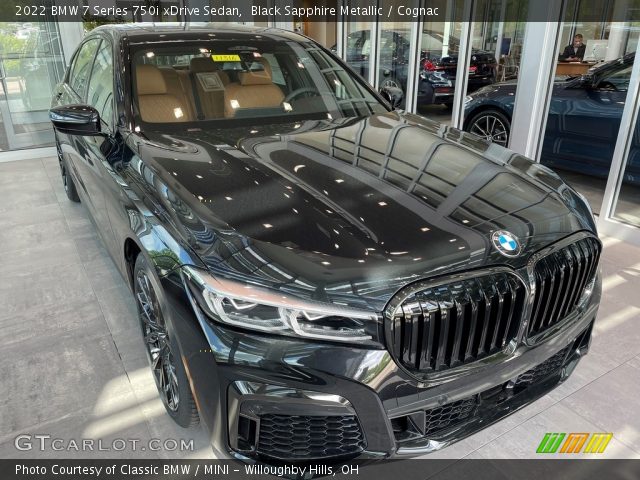 2022 BMW 7 Series 750i xDrive Sedan in Black Sapphire Metallic