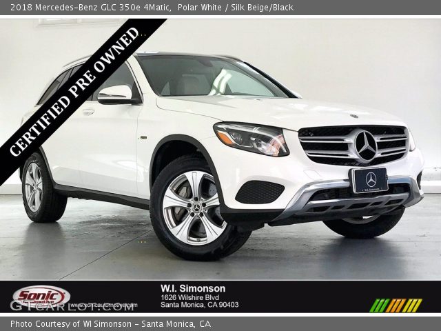 2018 Mercedes-Benz GLC 350e 4Matic in Polar White