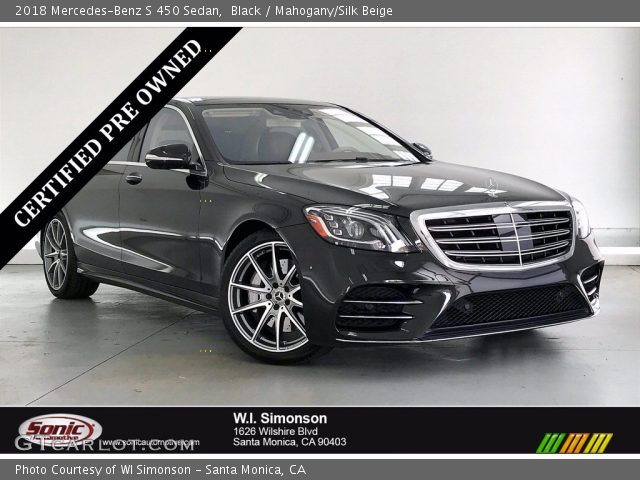 2018 Mercedes-Benz S 450 Sedan in Black