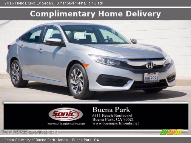 2016 Honda Civic EX Sedan in Lunar Silver Metallic