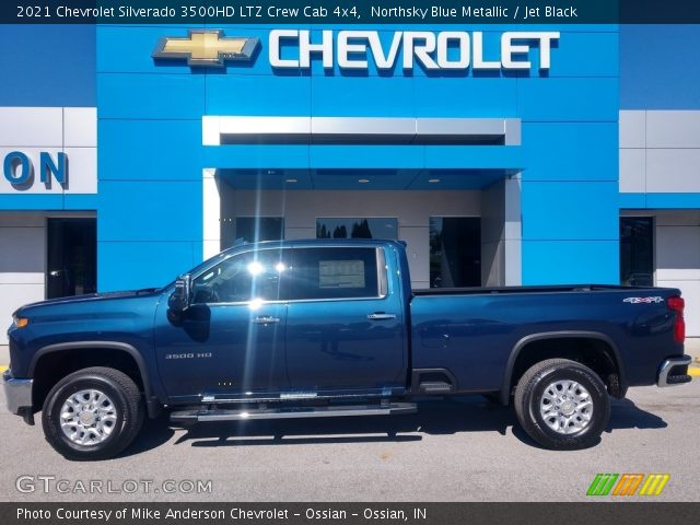 2021 Chevrolet Silverado 3500HD LTZ Crew Cab 4x4 in Northsky Blue Metallic
